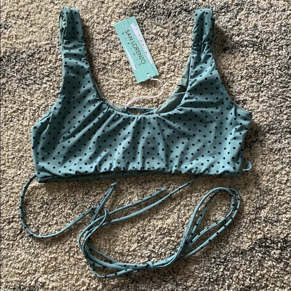 NWT SanLorenzo Bikini Top - Picture 4 of 6